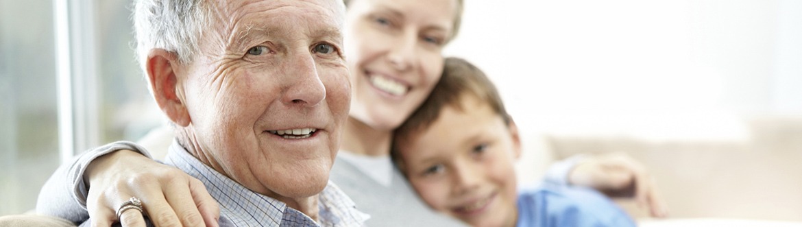 Image of family on the couch